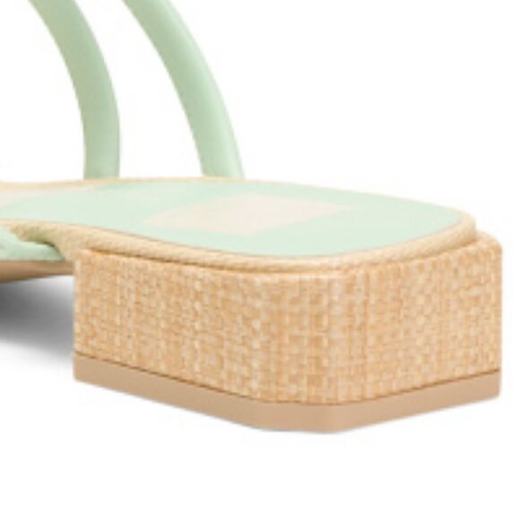 DOLCE VITA Mint Leather Hapi Low Heel Sandals 3T0 - Picture 2 of 5